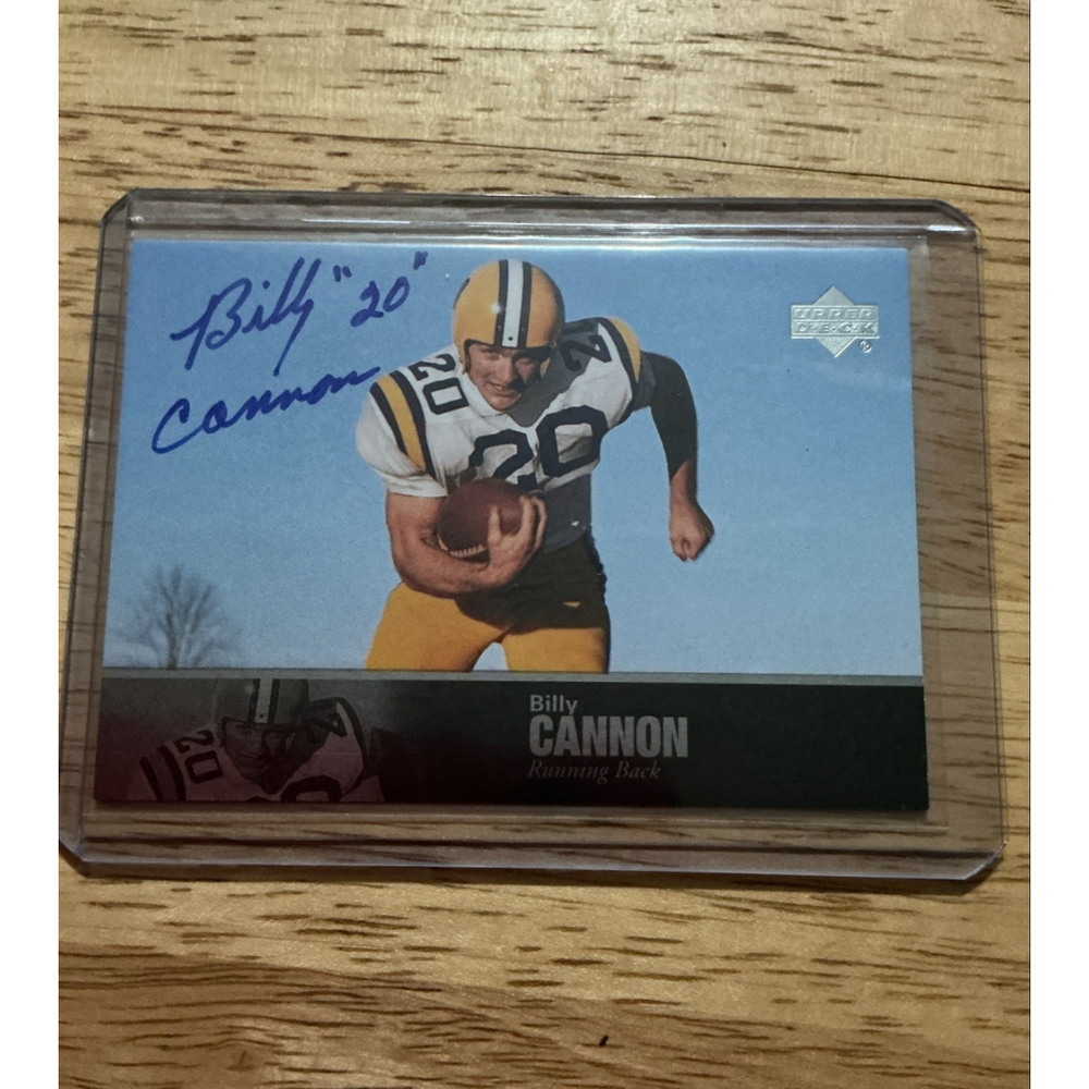 2011 Upper Deck College Football Legends - Billy Cannon #42 Autographs (AU)